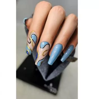 Cinza 5ml Farbgel Blau